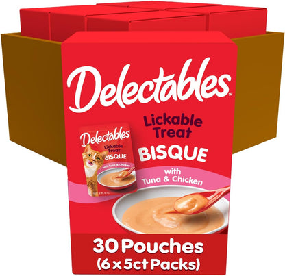 Hartz Delectables Bisque Variety Pack Lickable Cat Treat