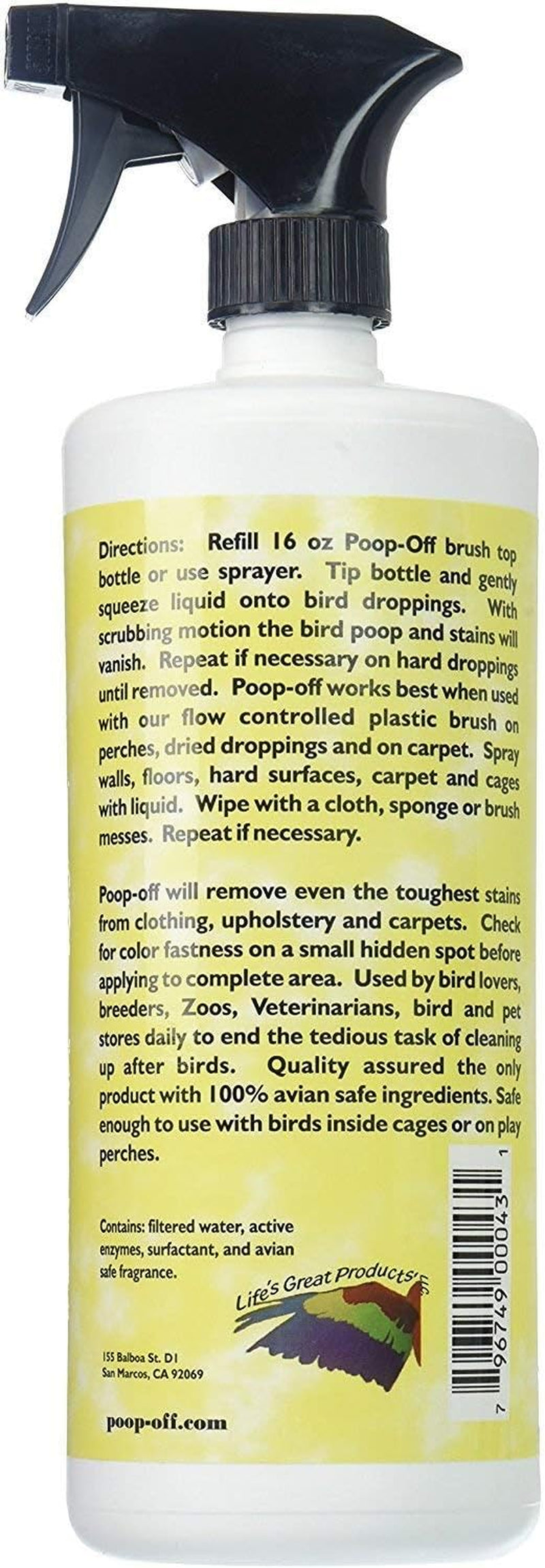 Bird Poop Remover Sprayer