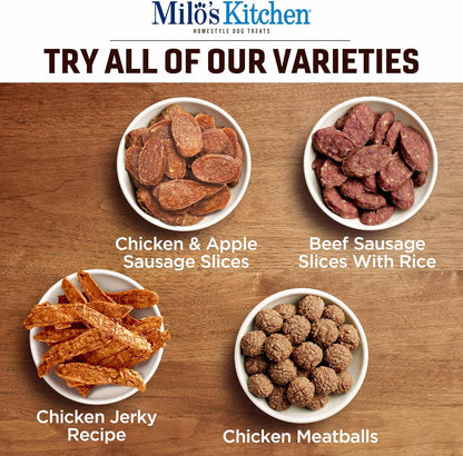 Milo'S Kitchen Homestyle Dog Treats, High Protein, No Artificial Flavors