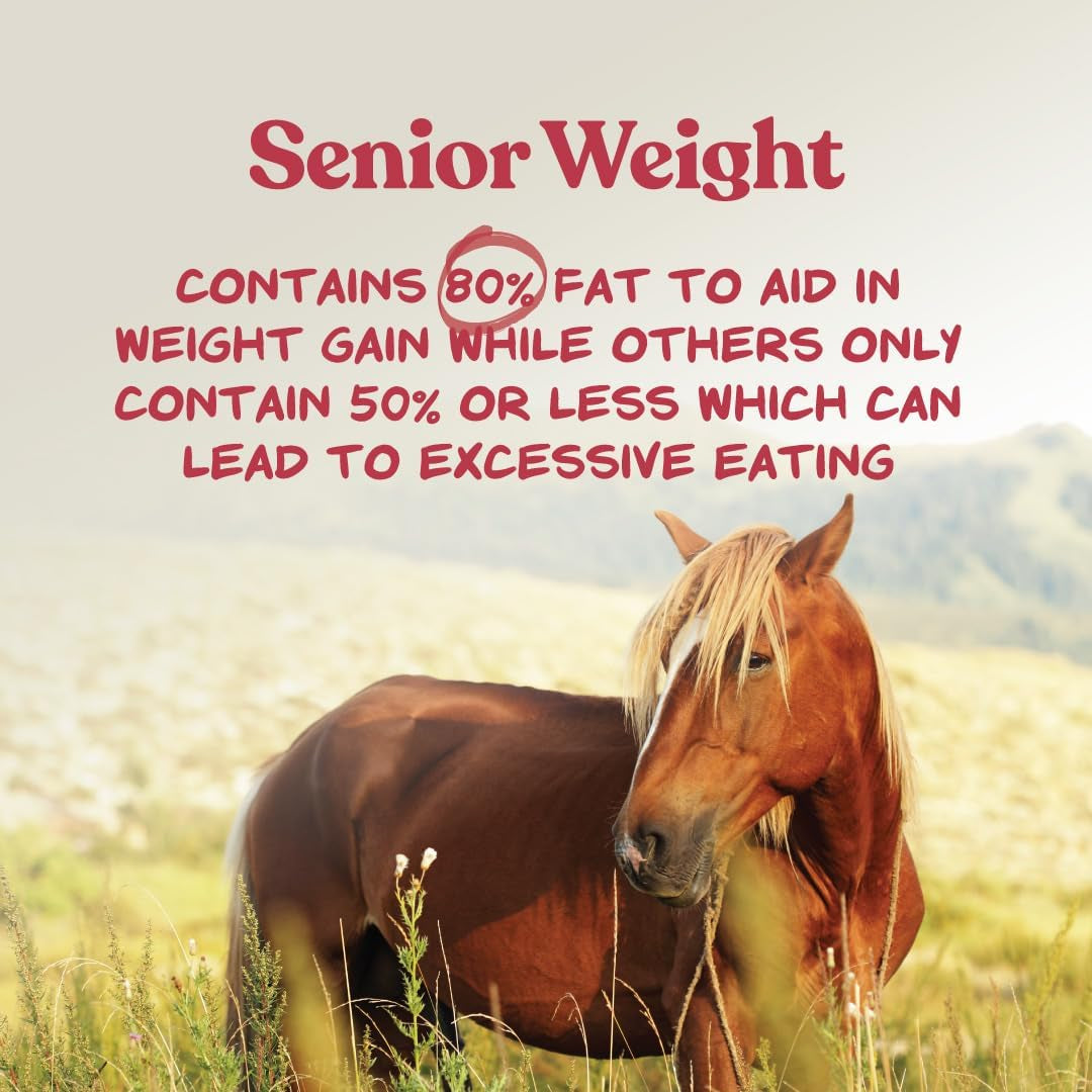 Manna Pro Weight Accelerator for Senior Horses, Made with Omega 3 Fatty Acids from Flaxseed