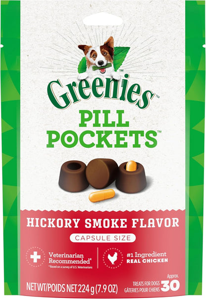 Chicken Flavor Capsule Size Pill Pockets Treats for Dogs