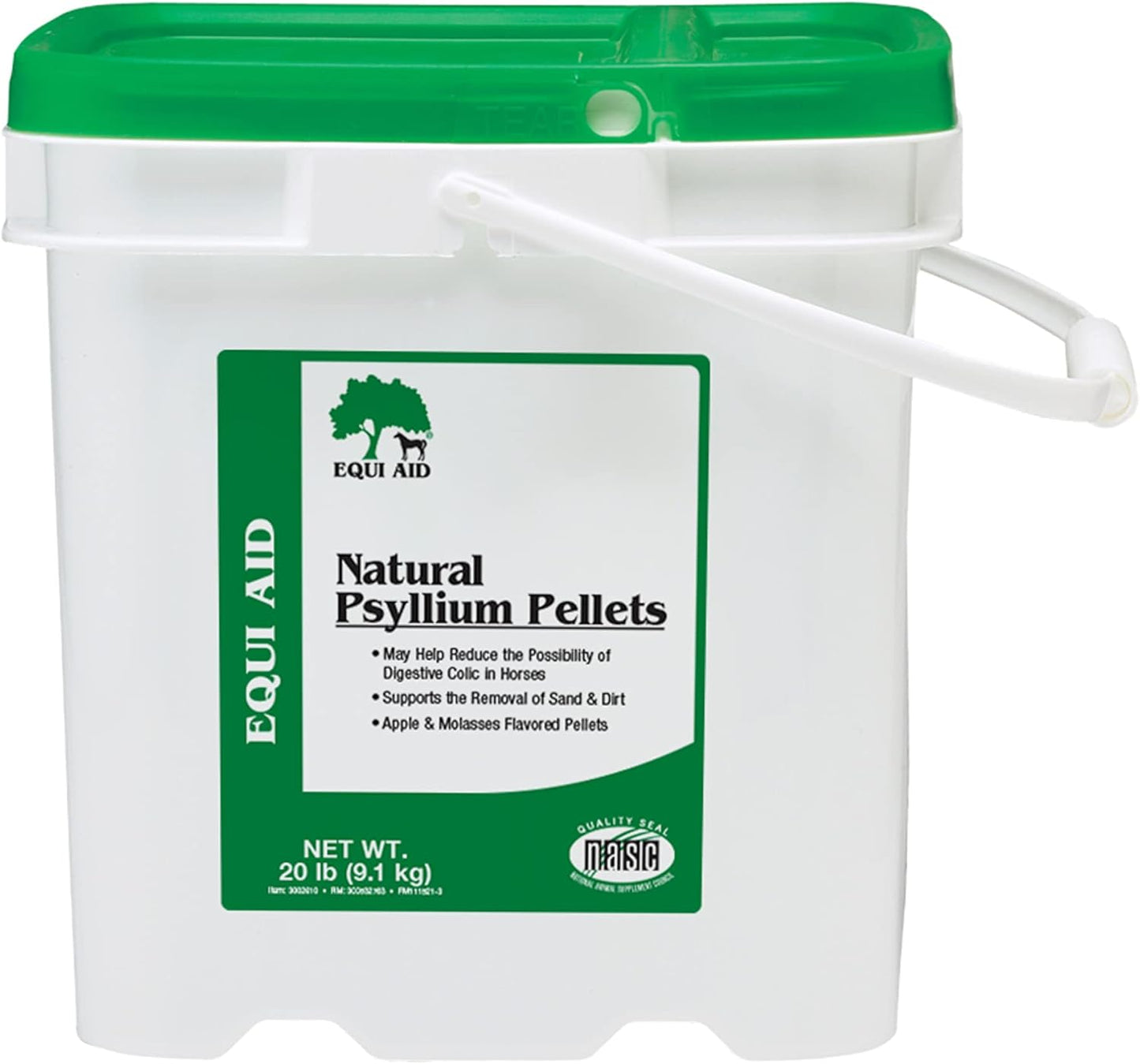 Farnam Equi Aid Natural Horse Psyllium Pellets Supplement, Supports Removal of Sand & Dirt from the Ventral Colon