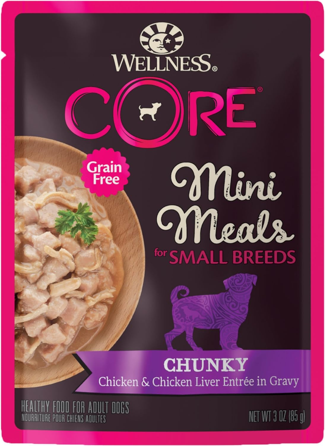 Wellness CORE Natural Grain Free Small Breed Mini Meals Wet Dog Food