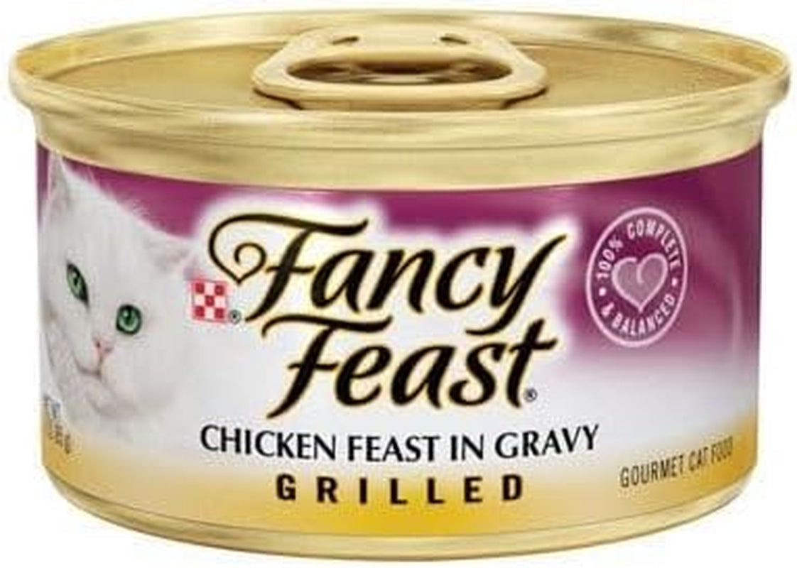 Poultry and Beef Feast Classic Pate Collection Grain Free Wet Cat Food Variety Pack - (Pack of 30) 3 Oz. Cans