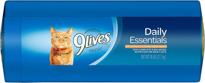 9Lives Daily Essentials Dry Cat Food with Chicken, Beef & Salmon Flavors