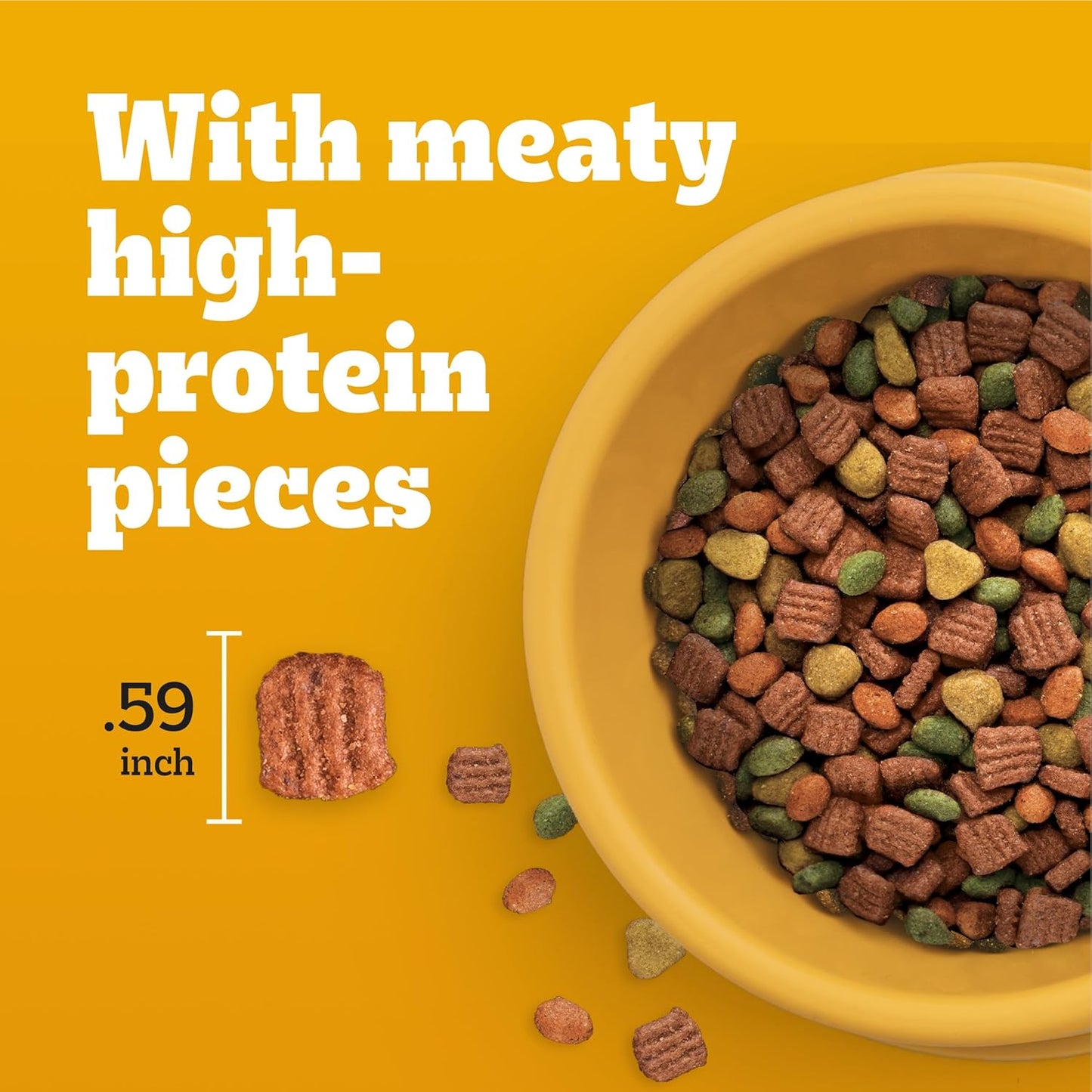 Pedigree High Protein Adult Dry Dog Food, Beef and Lamb Flavor