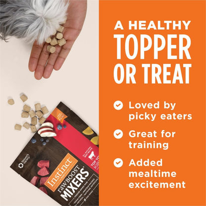 Instinct Raw Boost Mixers Freeze Dried Raw Dog Food Topper, Grain Free, Protein Packed, All Natural, Nothing Artifficial