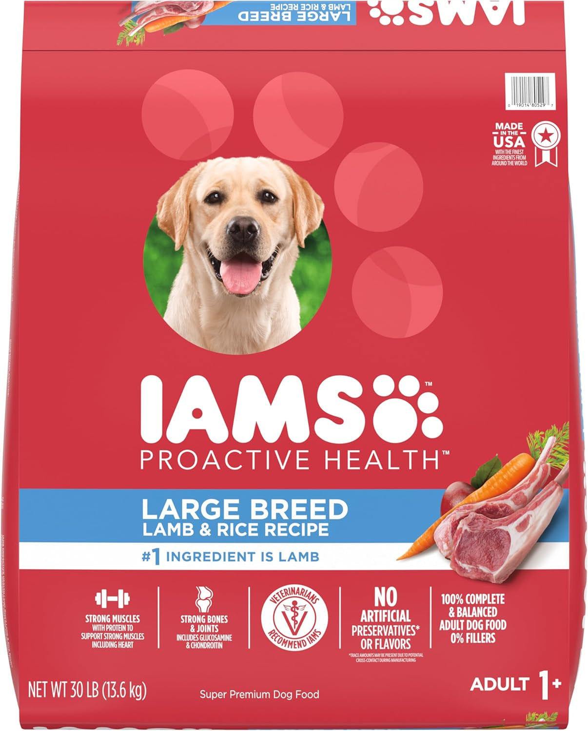 IAMS Proactive Health Large Breed Adult Dry Dog Food with Real Chicken