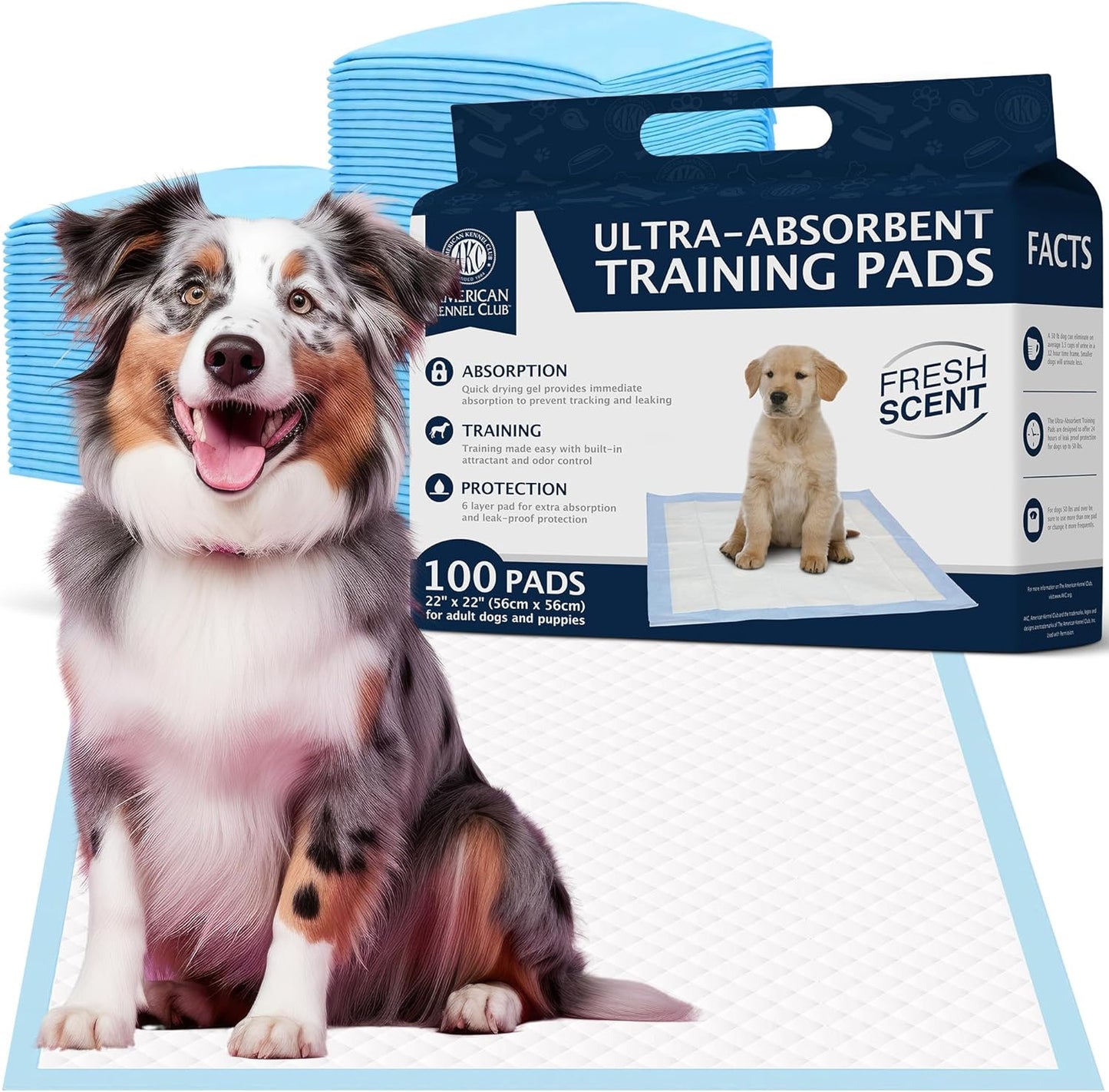 Ultra Absorbent Odor Control Scented Training Pads for Dogs Leak-Proof Quick Dry Gel