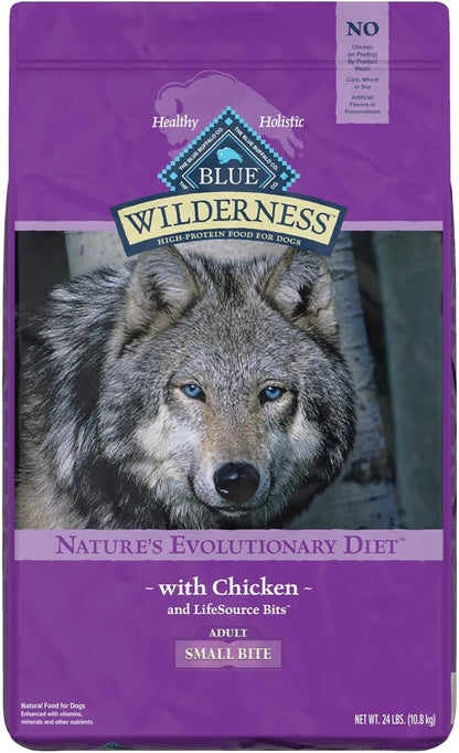 Blue Buffalo Wilderness Natural High-Protein Dry Food for Adult Dogs