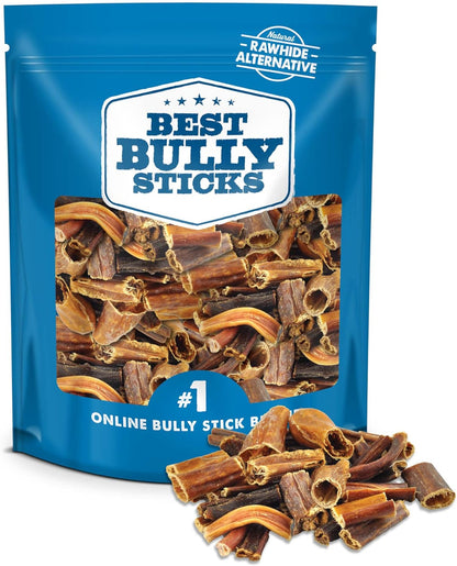 Best Bully Sticks Gullet Stick, Natural Beef Gullet Sticks for Dogs - Rawhide-Free Dog Chews - Thin, Hollow Beef Esophagus Dog Treats