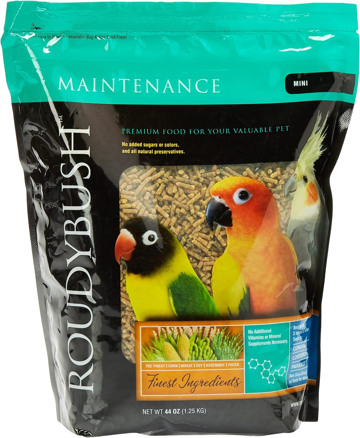 Roudybush Daily Maintenance Bird Food, Mini