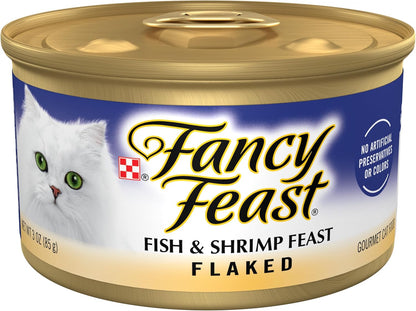 Purina Fancy Feast Wet Cat Food Flaked Trout Feast