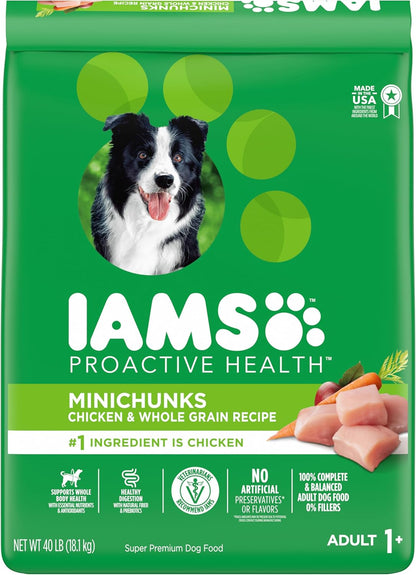 IAMS Proactive Health Minichunks Adult Dry Dog Food with Real Chicken