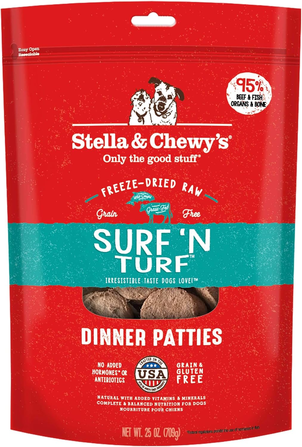 Stella & Chewy'S Freeze Dried Raw Dinner Patties – Grain Free Dog Food, Protein Rich Stella’S Super Beef Recipe