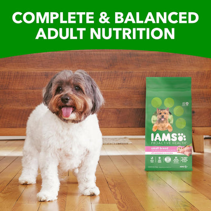 IAMS Small & Toy Breed Adult Dry Dog Food for Small Dogs with Real Chicken