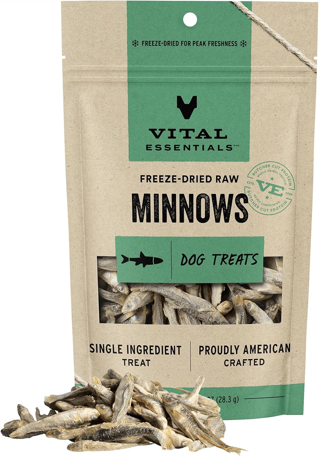 Vital Essentials Freeze Dried Raw Single Ingredient Dog Treats, Beef Liver