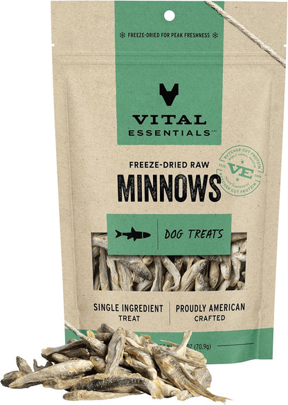 Vital Essentials Freeze Dried Raw Single Ingredient Dog Treats, Beef Liver