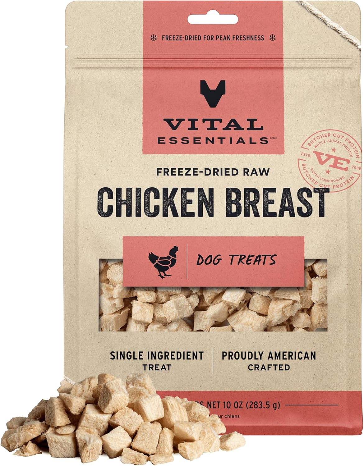 Vital Essentials Freeze Dried Raw Single Ingredient Dog Treats, Beef Liver