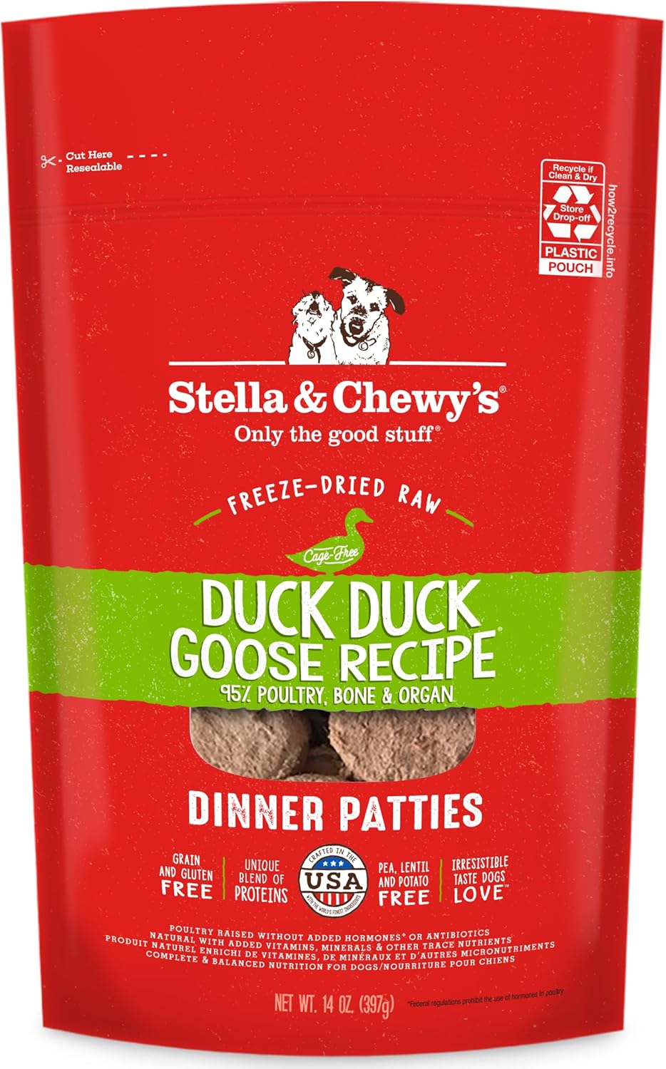 Stella & Chewy'S Freeze Dried Raw Dinner Patties – Grain Free Dog Food, Protein Rich Stella’S Super Beef Recipe