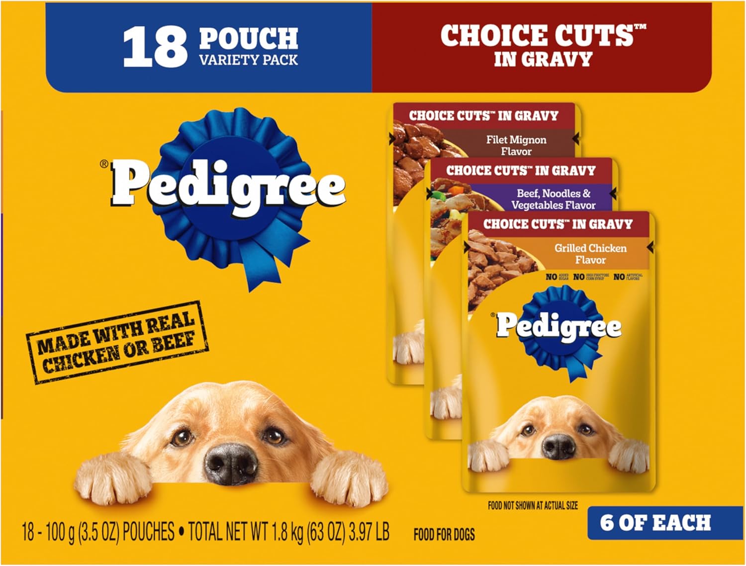 Choice CUTS in Gravy Adult Soft Wet Dog Food