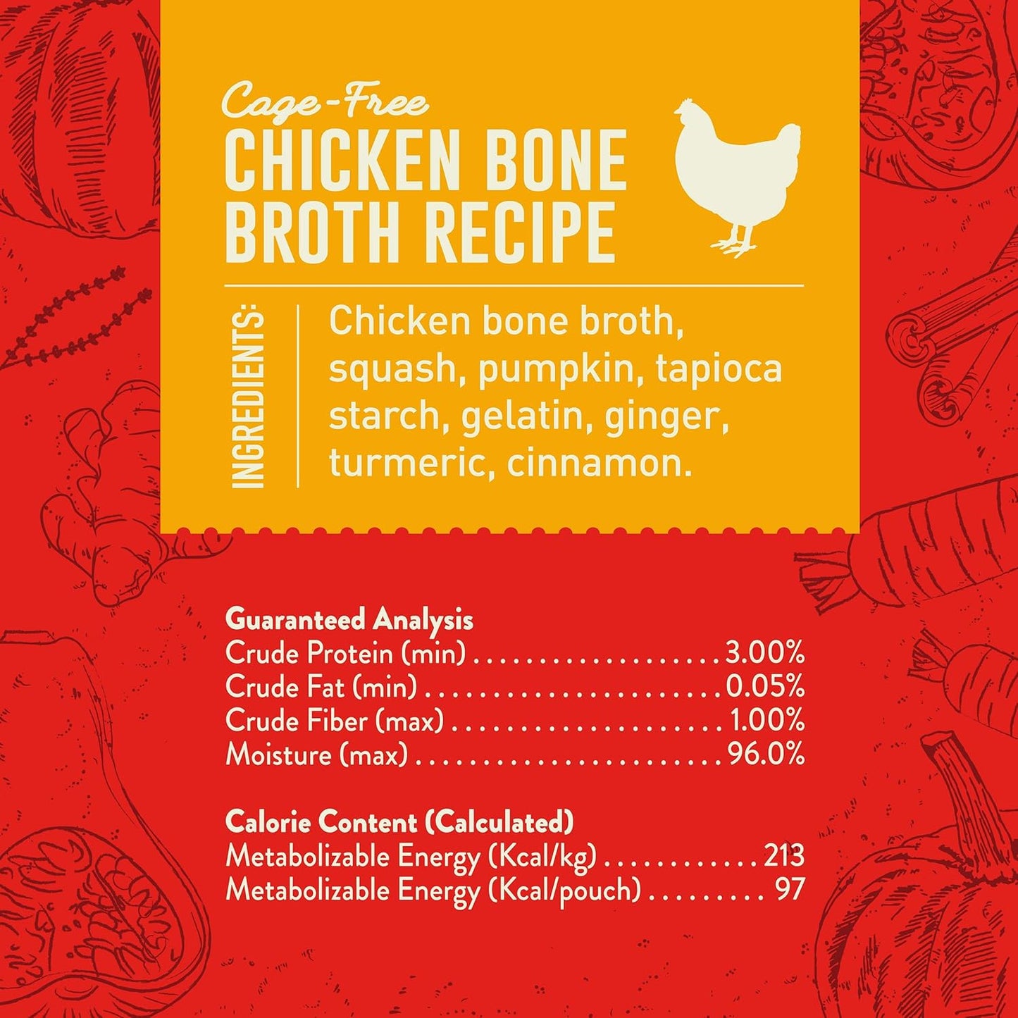 Stella & Chewy'S Bountiful Bone Broth Cage-Free Chicken Recipe Meal Topper for Dogs