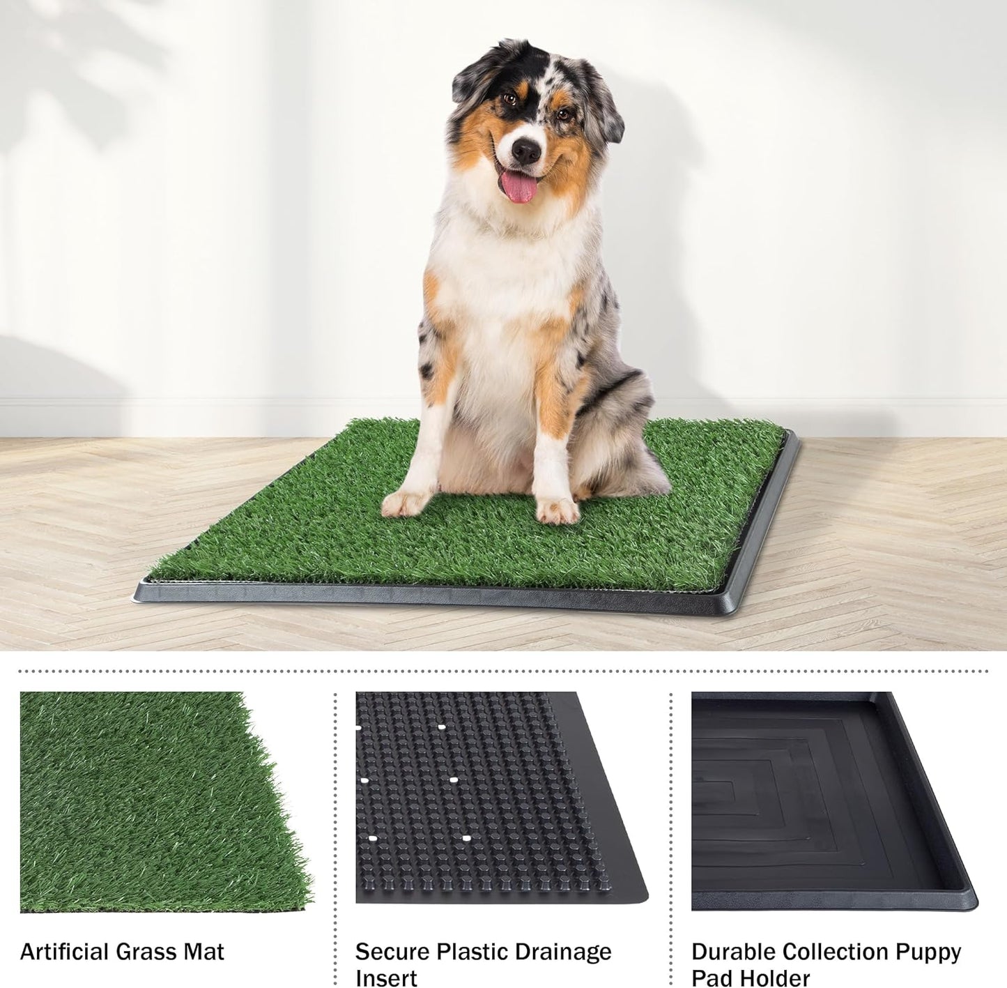 Artificial Grass Puppy Pee Pad for Dogs and Small Pets - Dog Housebreaking Supplies by PETMAKER