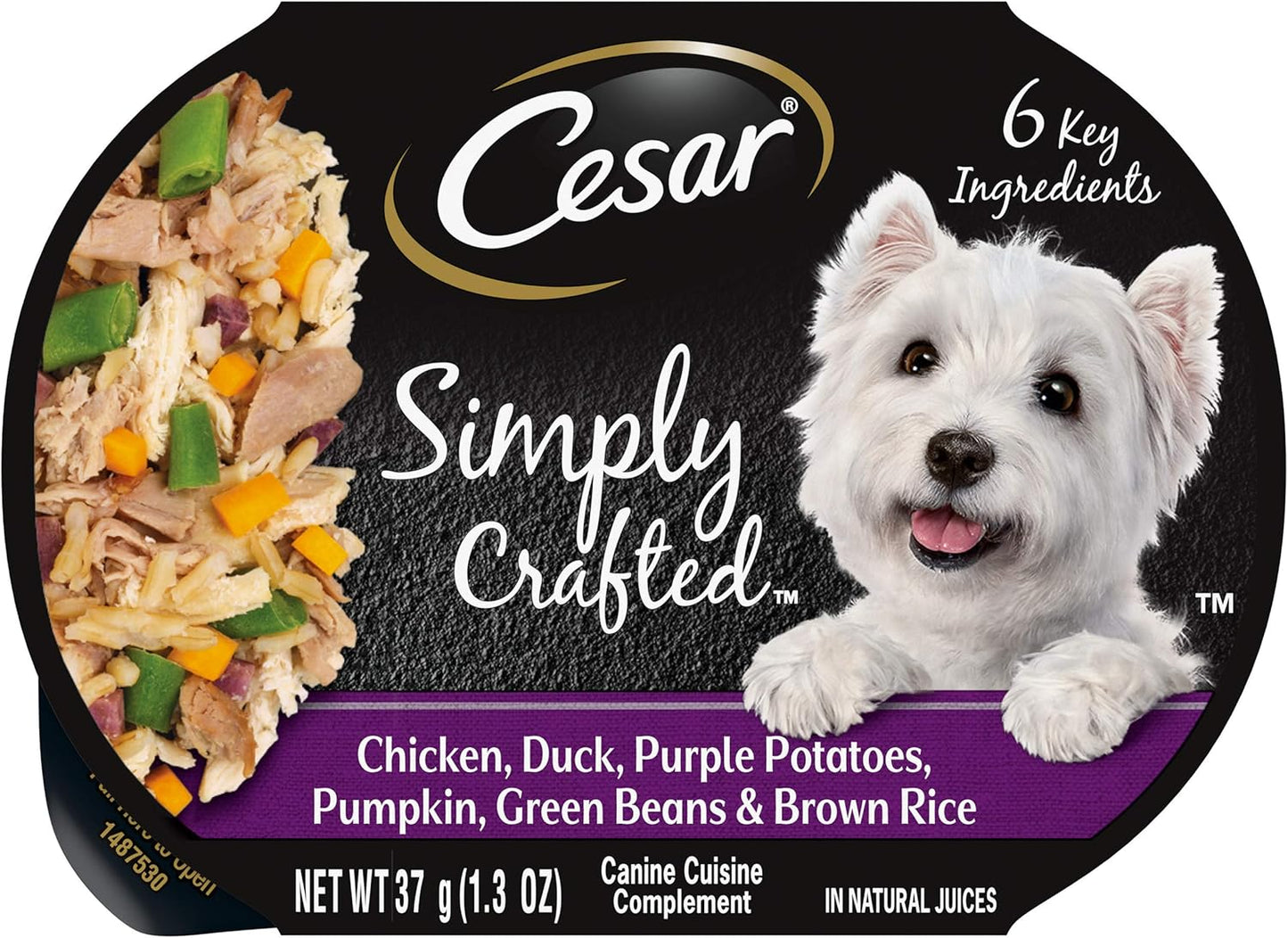 Simply Crafted Adult Wet Dog Food Meal Topper, Chicken, Carrots, Barley & Spinach