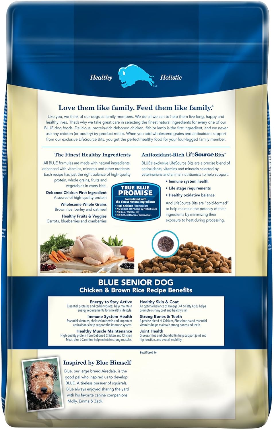 Life Protection Formula Senior Dry Dog Food, Supports Joint Health and Mobility, Made with Natural Ingredients, Chicken & Brown Rice Recipe