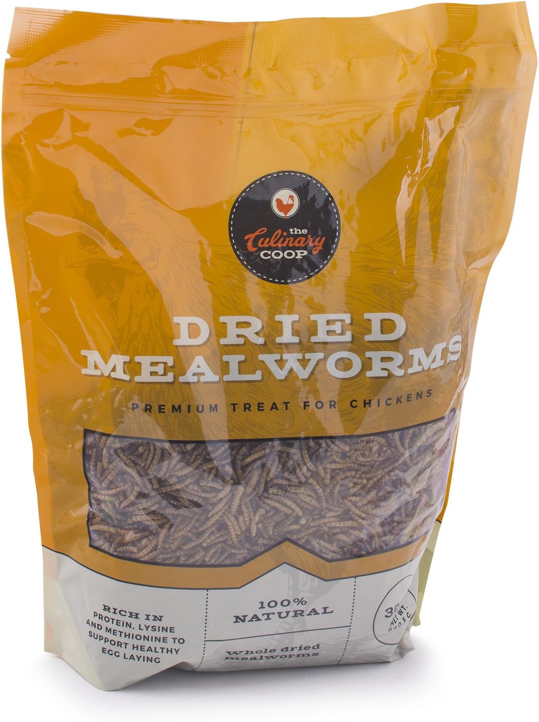 Fluker'S Culinary Coop Premium Chicken Treats, Mealworms, High Protein Worm, Nutritious Treat