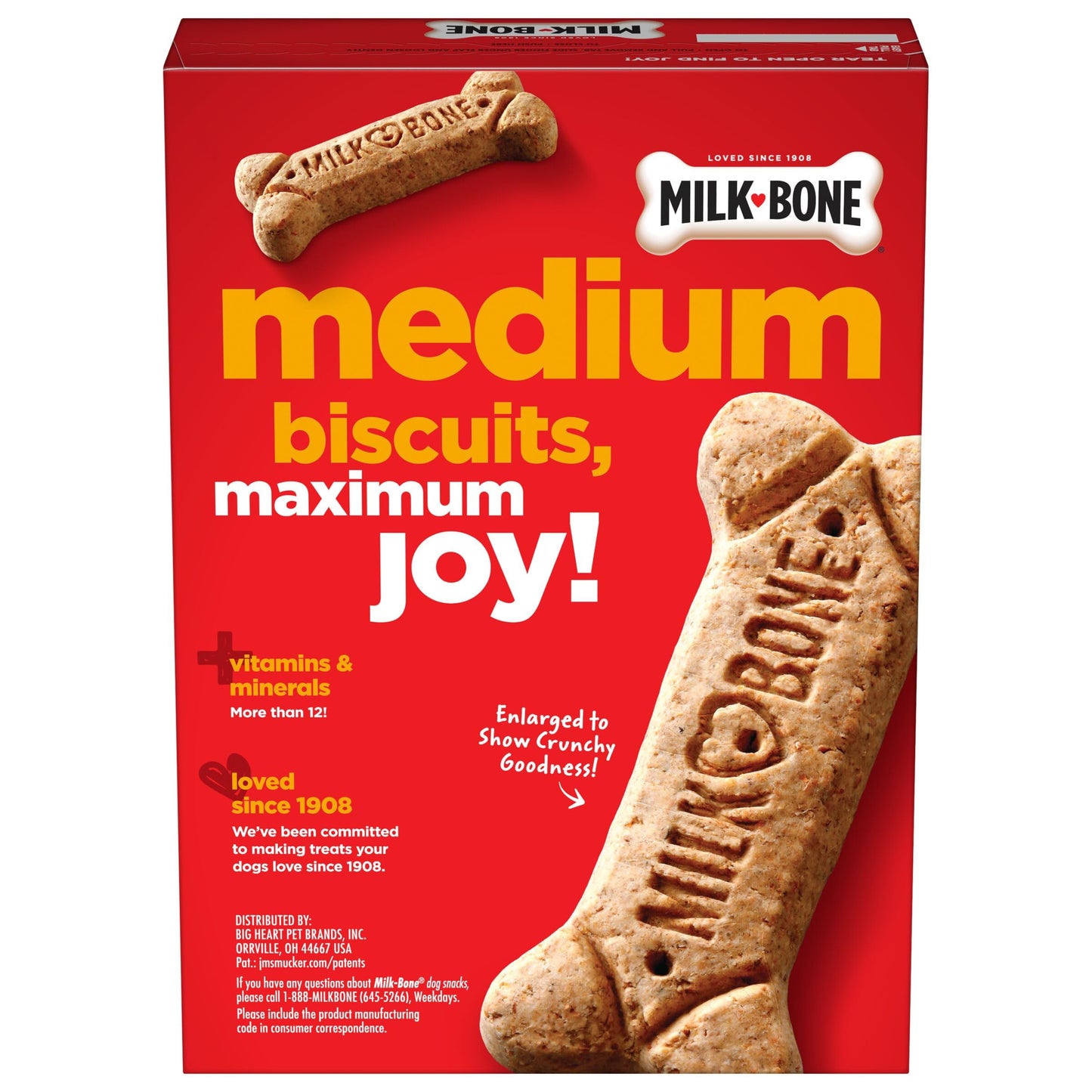 Milk-Bone Original Dog Treats Biscuits for Medium Dogs, 10 Pound