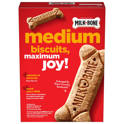 Milk-Bone Original Dog Treats Biscuits for Medium Dogs, 10 Pound