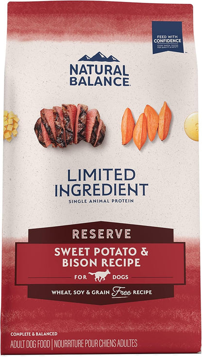 Limited Ingredient Adult Grain-Free Dry Dog Food, Salmon & Sweet Potato Recipe