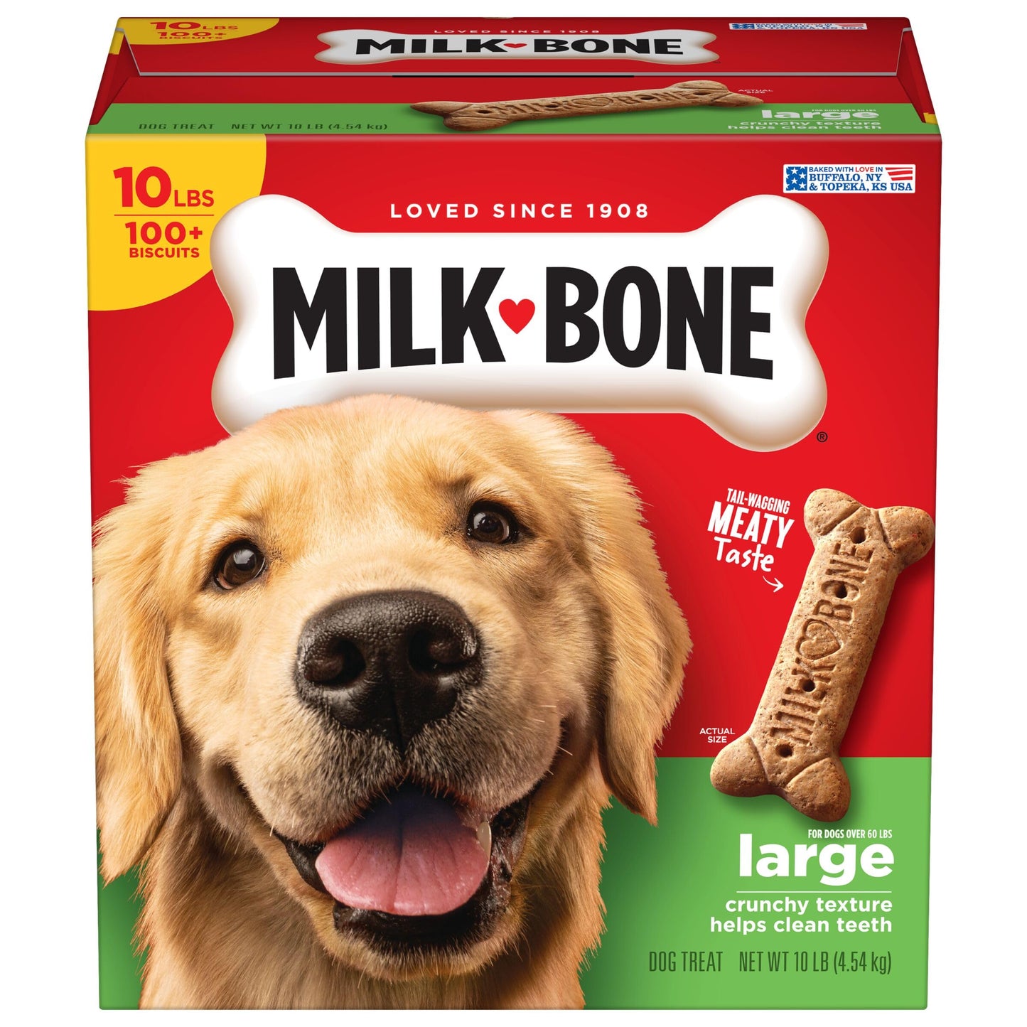 Milk-Bone Original Dog Treats Biscuits for Medium Dogs, 10 Pound