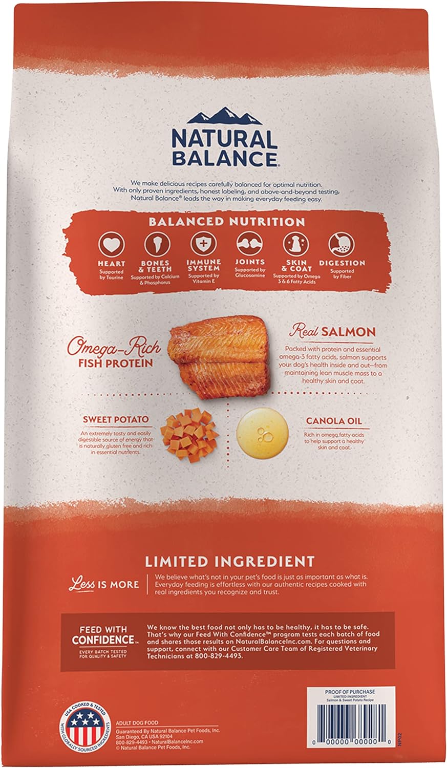 Limited Ingredient Adult Grain-Free Dry Dog Food, Salmon & Sweet Potato Recipe