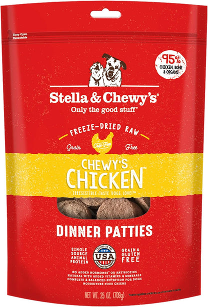 Stella & Chewy'S Freeze Dried Raw Dinner Patties – Grain Free Dog Food, Protein Rich Stella’S Super Beef Recipe