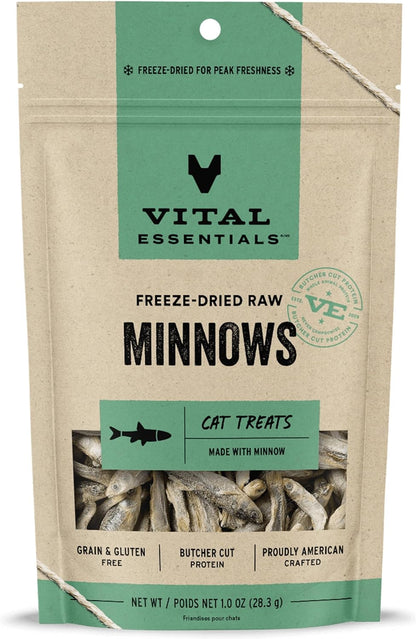 Vital Essentials Freeze Dried Raw Single Ingredient Cat Treats, Chicken Hearts