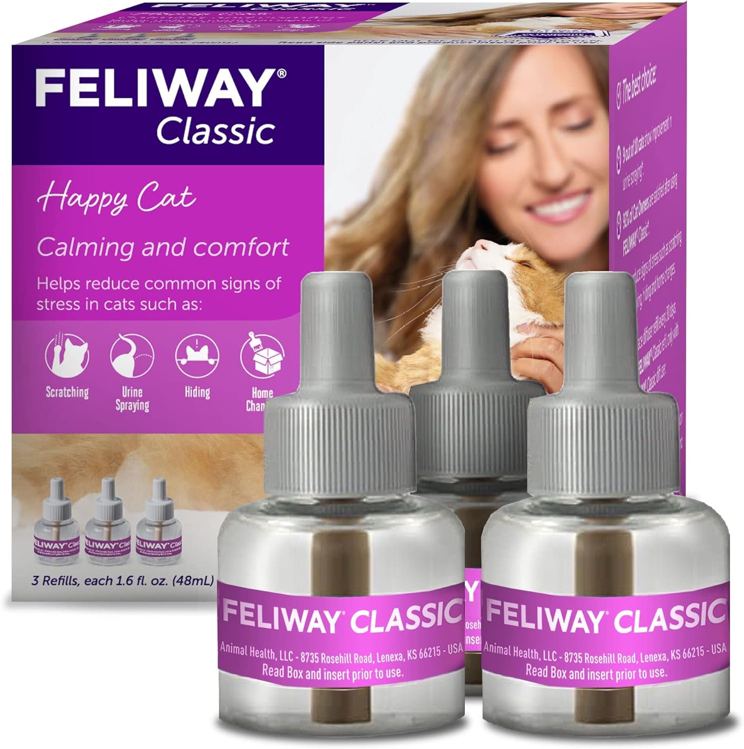 FELIWAY Classic Cat Calming Pheromone, 30 Day Refill