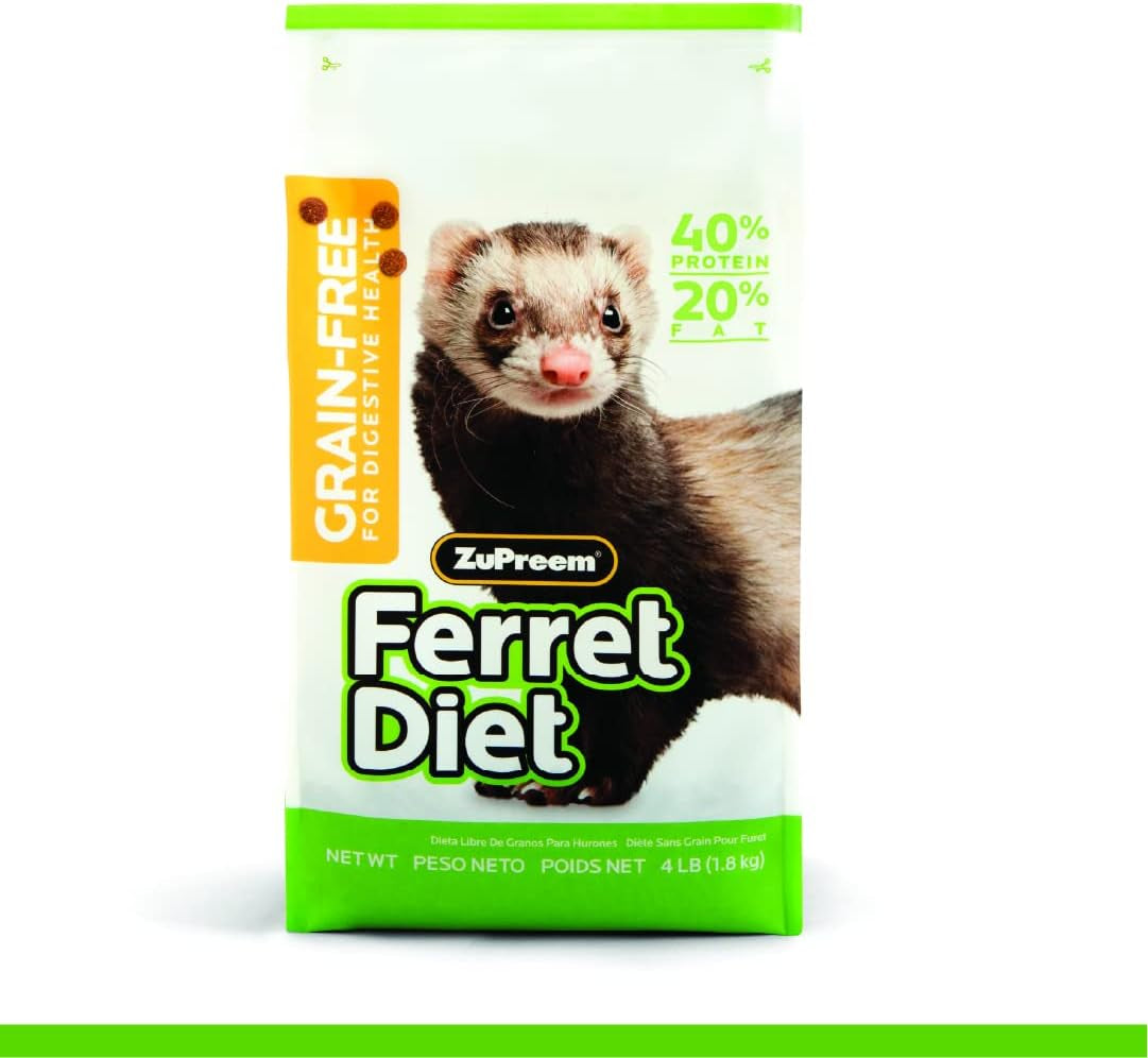 Zupreem Premium Daily Grain Free Ferret Diet Food, Nutrient Dense, Highly Digestible, High Protein Levels