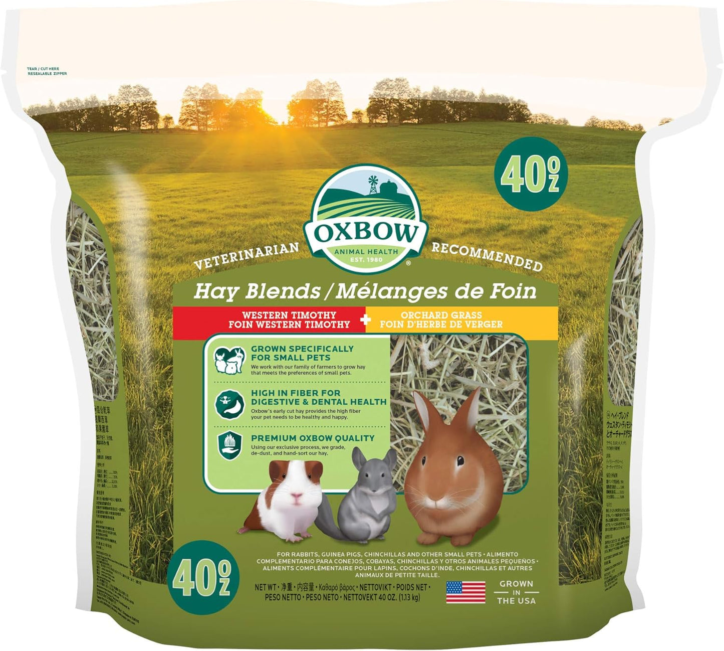 Oxbow Animal Health Oxbow Hay Blends - Western Timothy & Orchard