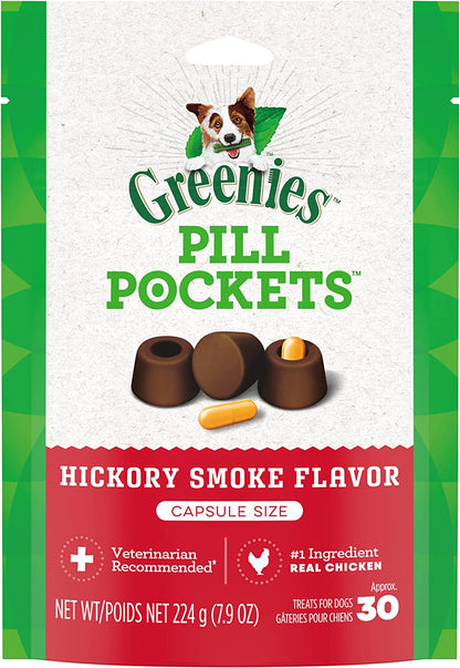 Chicken Flavor Capsule Size Pill Pockets Treats for Dogs