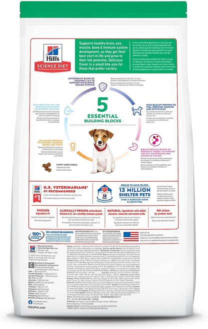 Hill'S Science Diet Puppy, Puppy Premium Nutrition, Small Kibble, Dry Dog Food, Chicken & Brown Rice