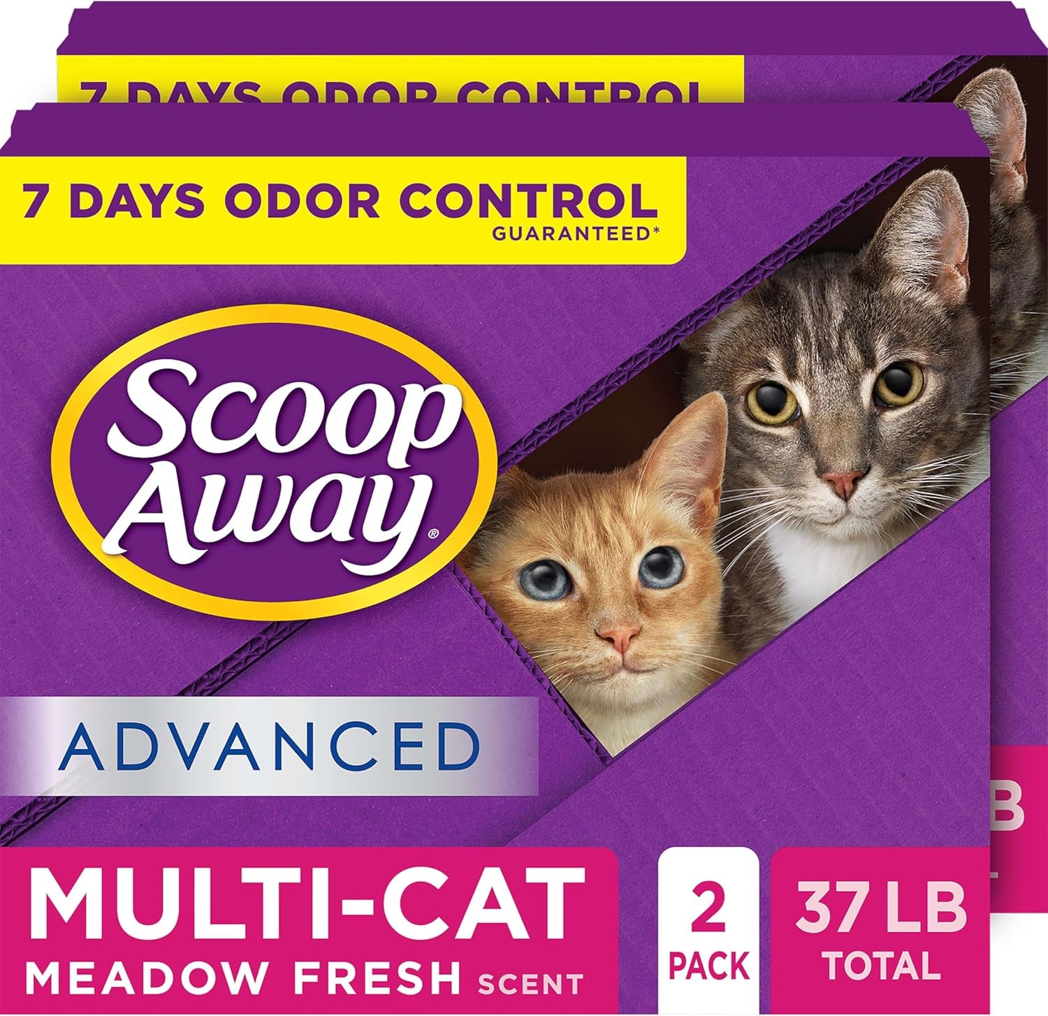 Scoop Away Advanced Multi-Cat Clumping Cat Litter, Meadow Fresh Scent