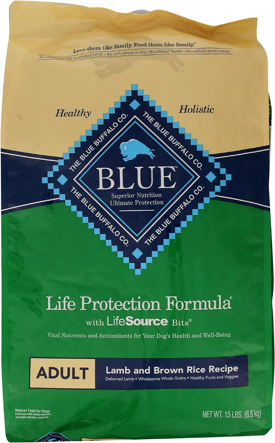 Life Protection Formula Adult Dry Dog Food, Helps Build and Maintain Strong Muscles, Made with Natural Ingredients, Chicken & Brown Rice Recipe, 30-Lb. Bag