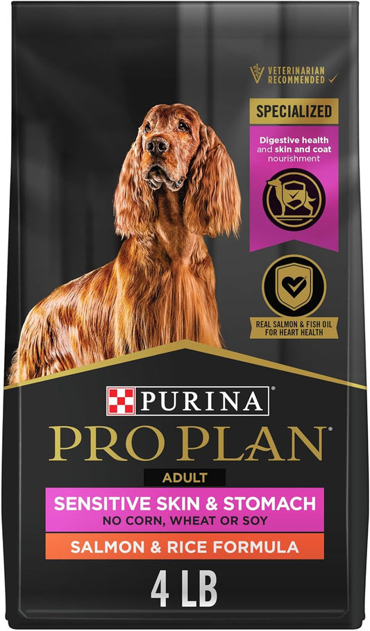 Purina Pro Plan Sensitive Skin and Stomach Dog Food Salmon and Rice Formula