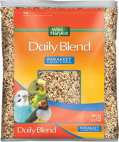 Daily Blend Nutrition Diet for Parakeet, Canary and Finch 10 Pounds