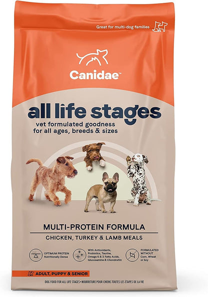 Canidae All Life Stages Premium Dry Dog Food for All Breeds, High Protein Premium Dry Dog Food for All Ages