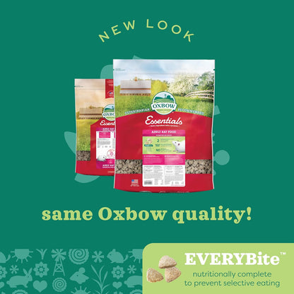 Oxbow Essentials Adult Rat Food - All Natural Adult Rat Food - Veterinarian Recommended - Made in the USA - Rich in Natural Vitamins & Minerals - No Artificial Ingredients