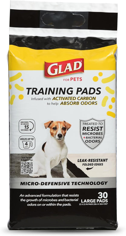 for Pets Black Charcoal Puppy Pads - Super Absorbent Disposable Dog Pee Pads, Potty Training Pads, and Pet Supplies - Dog Pee Pads for Crate Training and Indoor Use 23" X 23" - 100 Count