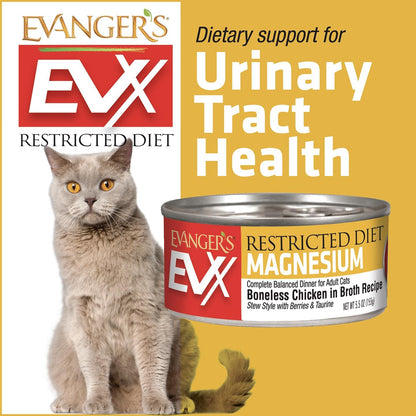 Evanger'S EVX Restricted Diet: Controlled Magnesium for Cats